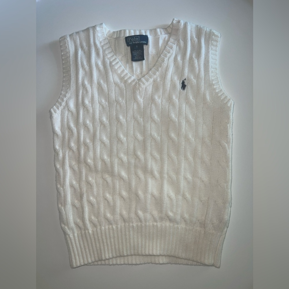 Ralph Lauren sweater vest size 6